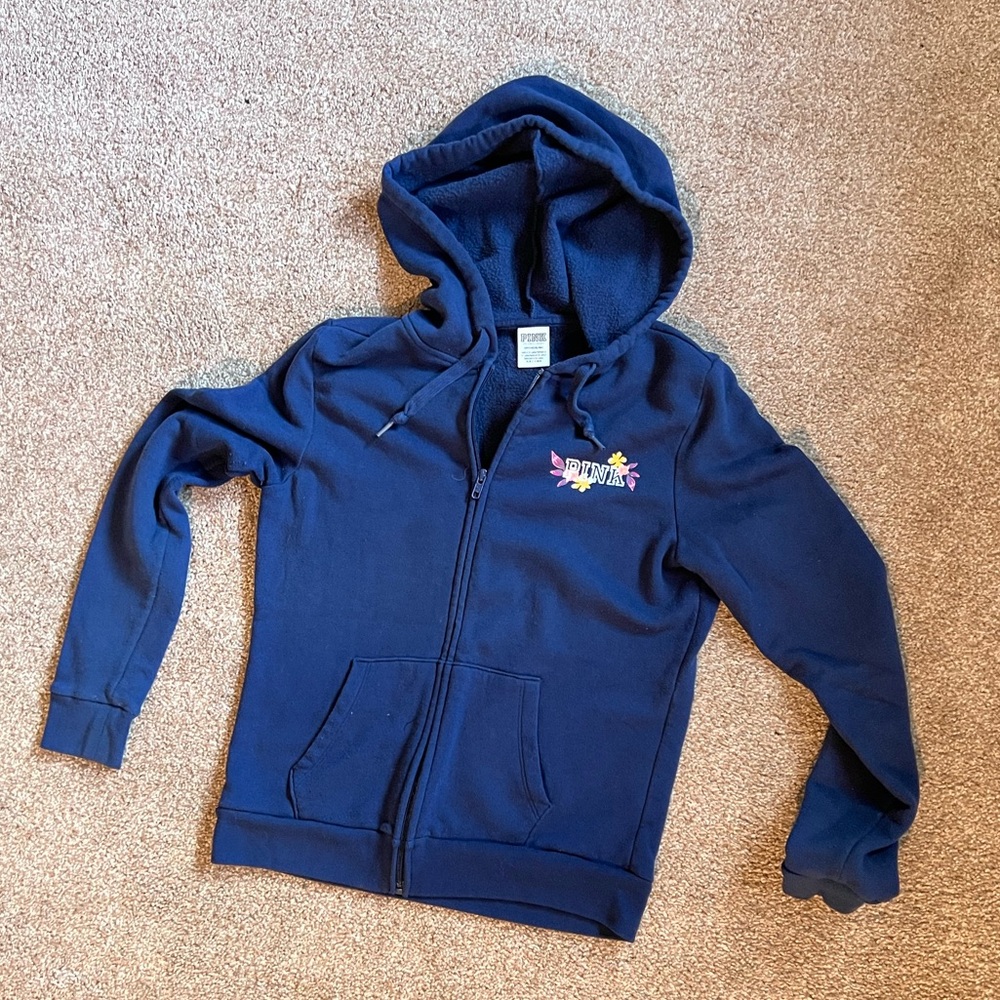PINK Victoria's Secret Navy Blue Hoodie